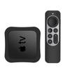 Aplicable a funda protectora para caja de Apple 2021 funda de silicona para control remoto de Apple TV 4K cubierta integral para decodificador