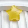 Gelo Transparente Glitter Fino Estrela de Cinco Pontas Resina DIY Cola Cremosa Grampo de Cabelo Grampo de Cabelo Capa de Celular Adesivo para Copo d'Água Porta-Cartão Material Decorativo