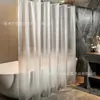 Nueva cortina de ducha transparente de PEVA para baño, separación de seco y húmedo, impermeable, cortina divisoria a prueba de moho, juego de cortina de ducha semitransparente