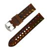 Comercio exterior transfronterizo 2022 nueva correa de reloj de piel de vaca de primera capa para hombre de cuero genuino 22 mm cuero Crazy Horse correa de reloj de cuero de doble cara accesorios