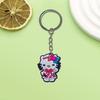 Llavero creativo de la serie Hello Kitty de AliExpress. Pequeño regalo. Llavero de coche de moda.