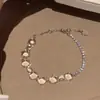 Pulsera Ovalada Simple de Zirconia Ojo Pulsera Antigua Vintage Retro Pulsera de Lujo Ligero Pulsera de Temperamento de Gama Alta para Mujer