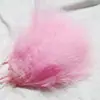 18 Colores Accesorios para Joyería DIY Terciopelo Esponjoso Plumas de Pavo Material Decorativo 50 Piezas Estilo Juguetón