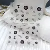 Série Duyuer Adesivos de Unha Populares Estilo Influenciador Realista com Suporte Adesivo para Decoração de Unhas DIY