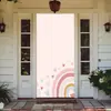 Temu Amazon Xiyin Suministro Exclusivo Transfronterizo de Funda Decorativa de Puerta de Habitación Elástica de una Pieza, Funda de Puerta Estilo Arcoíris Fácil de Instalar