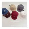 Boné de Baseball Bordado com Letra Estilo Coreano Yasu Street Shooting para Meninos e Meninas Aba Reta Chapéu de Sol para Bebê