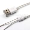 Cable de Fisioterapia USB de Microcorriente de 1 Minuto con 2 Hebillas Magnéticas Cable USB a 3.0 Hebilla Magnética Hembra Cable de Electrodo