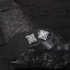 Estilo Luxo Leve Zircônia Estrela de Quatro Pontas Fivela de Fone de Ouvido Fone de Ouvido Bluetooth Sem Fio Fivela de Orelha Fivela de Diamante Removível Joia de Moda Decorativa