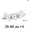 Yu Meiren DIY Resina de Gotejamento Suporte de Vela de Dois Furos Três Furos Cimento Gesso Poroso Ornamentos para Suporte de Vela Molde de Silicone