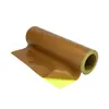 Cinta adhesiva de teflón de alta temperatura, color café, con respaldo adhesivo, resistente al calor, antiadherente, no deja residuos, aislante y retardante de llama. Directo del fabricante, en stock