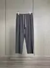 Venda Direta da Fábrica Calças Casuais Masculinas Verão Novo Estilo Estilo Hong Kong Tendência Ins Cor Sólida Moda Soltas Retas Longas