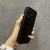 Paquete de Cuatro Fundas de Piel Lisas Adecuadas para Teléfono Móvil Apple 17Promax Cubierta Protectora Anticaída con Película para Lente Todo Incluido 16Promax