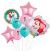 Transfronteiriço novo desenho animado sereia balão terno Amazon decoração de aniversário infantil balão de filme de alumínio fábrica atacado