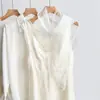 Pañuelo de Seda de Color Puro para Mujer con Diseño Estilo Coreano para Primavera y Verano, Pañuelo Delgado Decorativo Versátil de Organza Flotante de Alta Gama