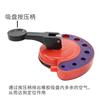 Perforador de posicionamiento de broca, perforador de azulejo cerámico, abridor de agujeros para vidrio, herramienta multifuncional de posicionamiento de agujeros de tamaño ajustable