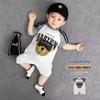 Bebê Verão Novo Macacão Casual de Desenho Animado Recém-Nascido Super Fofo Roupa de Lebre para Meninos e Bebês Roupa de Escalada Bonita Roupa para Sair