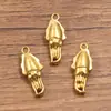 4 Colgantes de Animales Tridimensionales Chapados al Vacío Electroplateados Dorados de Acero Inoxidable 304 Colgantes de Encanto Marino Pez Pulpo Pez Dorado