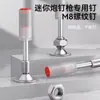 Clavos Roscados Integrados para Fijar Miniclavos, Luminarias, Tornillos, Pistolas de Clavos Pequeñas, Tornillos para Techo y Tuercas para Fácil Instalación