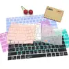 Para Película de Teclado Apple MacBook air pro retina Transparente Hueco Carácter y Función Teclado