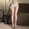 Meias Sexy Xianyi com Virilha Aberta, Renda Transparente de Seda Preta, Meia-Calça Tentação Rasgada à Mão, Meias Longas W35