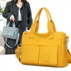 Bolso de Tote Casual para Viajes Diarios Mujer 2025 Otoño Nuevo Bolso de Mano Mujer Tela de Nylon Bolso Cruzado al Hombro Bolso para Mamá
