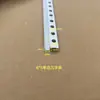 Tira de PVC de un solo lado en forma de C Tira de Plástico en forma de U Tira de Acabado para Hueco de Sombra en Techo Tira Selladora para Bordes de Pladur Tira para Receso