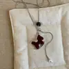 Colar de Cavalo de Madeira com Pérola e Pedra Natural para Mulheres, Luxo Acessível, Tendência de Moda Única, Colar Versátil, Corrente para Suéter