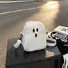 2026 Nueva Moda Unisex Europea y Americana de Tendencia Bolso de Hombro con Diseño Peculiar, Divertido y Lindo de Diablo Fantasma Bolso Pequeño Casual