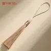 Pingente Pequeno com Borla de 7cm com Contas, Decoração de Borla para Marcador de Página Estilo Vintage, Acessório para Pendurar, Pingente, Atacado