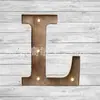 Lámpara LED Creativa con Alfabeto Inglés Iluminación KTV Luz Nocturna Lámpara Decorativa Suministros para Bodas Noche Festiva