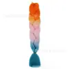 Fibra química de tres colores, cuatro colores, cinco colores, degradado, seda de alta temperatura, trenza grande, trenza jumbo, trenza burbuja, material para trenzas de cabello