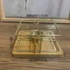 Estante de Acero Inoxidable para Lámpara de Alcohol, Estufa, Calentador de Tetera, Estante para Estufa de Velas, Soporte Cuadrado Engrosado para el Hogar, Disponible en Dos Colores