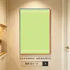Arte de pared para dormitorio inspirado en la dopamina, decoraciones para sala de estar y recibidor, arte de pared magnético de acero inoxidable, imanes para refrigerador, arte de pared para fotos
