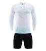 Traje de entrenamiento de competición de manga larga al por mayor, uniforme deportivo de fútbol para adultos, jersey estampado para hombre y mujer, uniforme de equipo estampado.