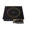Placa de Inducción Cuadrada de 300*300mm 2000 Vatios Fuego de Alta Potencia Caldera Controlada por Cable Comercial Empotrada Catering Restaurante