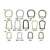 Tornillo Ajustable Hebilla en Forma de U Tornillo Hebilla D Tornillo de Hebilla para Correa de Mochila Accesorios de Ferretería para Equipaje Hebilla D Anillo de Colgante para Correa de Hombro