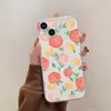 Novo Produto de Primavera Rosa Vermelha Adequado para Iphone16 Estilo Pequeno Fresco Capa de Celular 17Pro Capa Protetora Transparente de Cobertura Total
