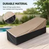 Funda Transfronteriza para Tumbona de Jardín al Aire Libre 210D Tela Oxford Funda para Tumbona de Patio Impermeable y a Prueba de Polvo Funda para Muebles