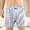 Calças de pijama de três pontos masculinas soltas Roupa interior masculina Calças Aro de algodão Calças boxer Calças boxer domésticas Calças grandes