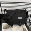 Bolsa transversal inspirada em workwear japonês para mulheres, com design color-block azul Klein, grande capacidade, adequada para estudantes, para ir ao trabalho e uso casual; atacado disponível