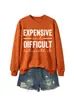 Sudadera de moda casual para mujer de otoño e invierno, costosa y difícil, estación independiente de deseos de Amazon