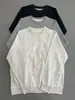 Guapo como Eres, Sudadera de Algodón Terry Color Sólido Cuello Redondo, Nueva Prenda de Manga Larga Suelta para Primavera y Otoño, Estilo Casual Versátil para Mujer