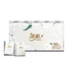Papel de Lenço Flor de Camélia Jierou 4 Camadas Pacote com 30 Papel Toalha Molhável Portátil Lenços de Papel Pequenos Pacote Mini