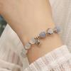 Pulsera de ópalo estrella de circón incrustada de diamantes, pulsera de personalidad, temperamento, moda, pulsera estilo literario Joker, venta al por mayor