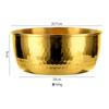 Tazón para Cocinar de Acero Inoxidable 410 Estilo Coreano para Hogar Cocina Batir Huevos Tazón Multiusos para Mezclar Ensaladas Clip Tazón para Fideos Fríos Tazón para Guarniciones