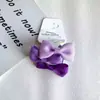 Comércio Exterior Europeu e Americano Acessórios de Cabelo Simples de Laço Colorido Contrastante Estilo Elegante Presilha Lateral para Meninas Conjunto de Argola de Cabelo Infantil