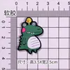 Dibujos Animados de Dinosaurios PVC Suave Accesorios 2024 Año Zodiacal del Dragón Funda para Teléfono Móvil Accesorios Decorativos DIY Dinosaurios Juguetes de Moda