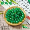 Acessórios de Ágata Verde Contas Soltas Semi-Acabados Pulseira de Fio DIY Colar Corrente de Suéter Joias Masculinas e Femininas Acessórios de Joias