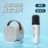 Caixa de Som Bluetooth Portátil Microfone de Áudio Karaoke Sem Fio para Casa Canto ao Ar Livre Pequeno KTV Doméstico