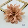 Flor de Orquídea Púrpura Simulada Orquídea de Seda Estilo Antiguo Tocado Dinastía Han Foto Decoración de Salón de Bodas Accesorios para Linterna del Festival de Medio Otoño
